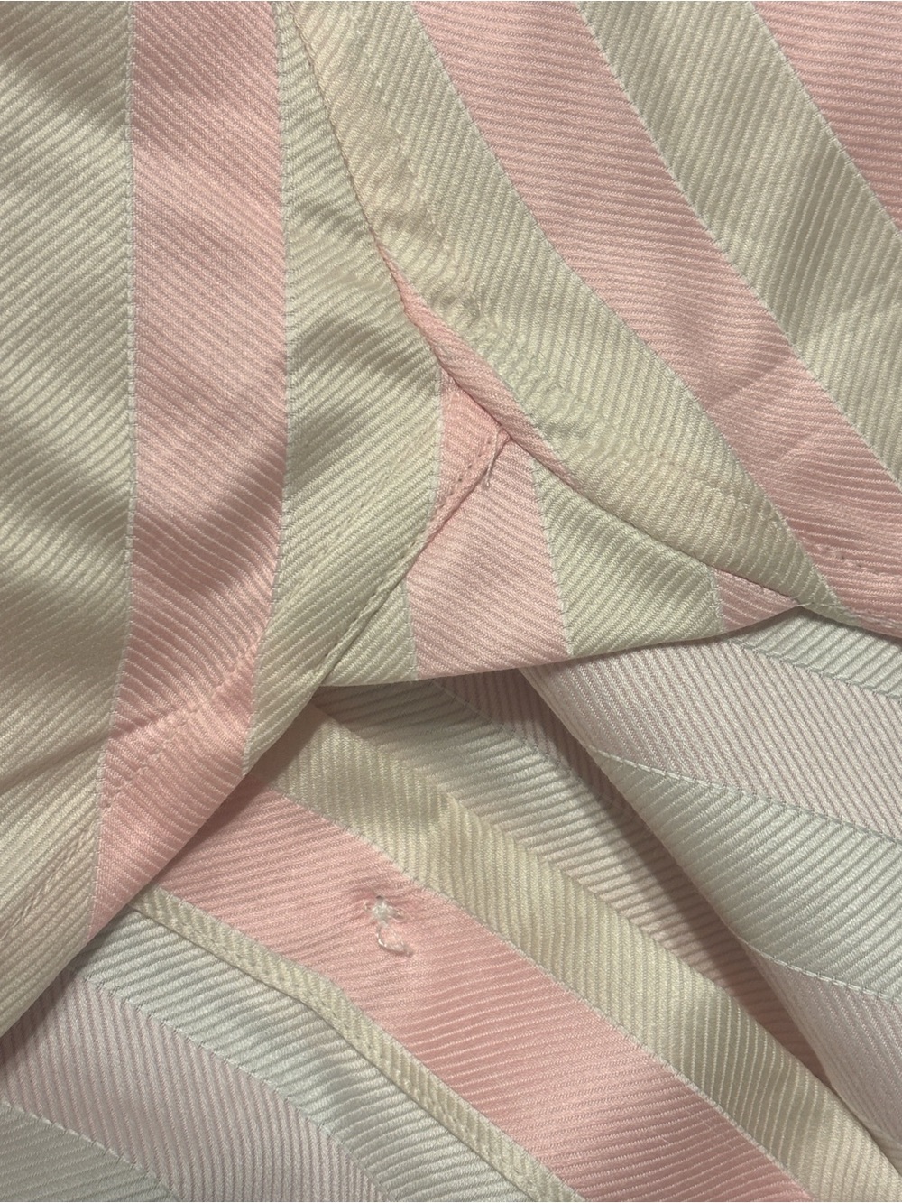 Thomas Pink Woman’s Tailored Pink & Cream Dress Shirt French Cuffs Size 8 (UK12) - Picture 8 of 9